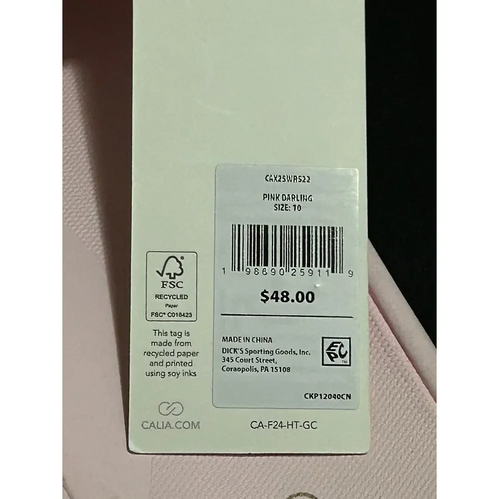Calia Women’s Soleform Slide Pink / $48 Retail! / Size 10 / Brand New - Picture 6 of 6